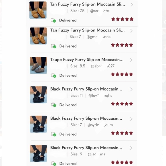 Tan Fuzzy Furry Slip-on Moccasin Slippers - Picture 8 of 10